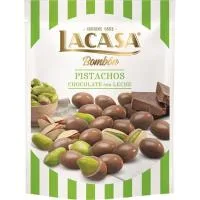 Divinos Bombón Pistacho-choco Leche Lacasa, Doypack 100 G