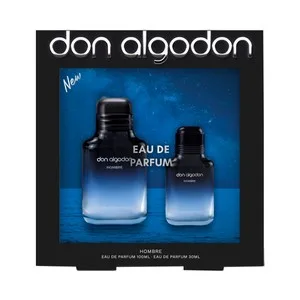 DON Algodon New Estuche con Eau de Parfum (agua de Perfume) para Hombre 100 Ml + 30 Ml.