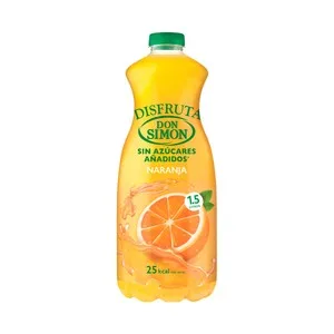 DON Simon Néctar sin Azúcar Añadido de Naranja Botella de 1,5 L. 1500 ML