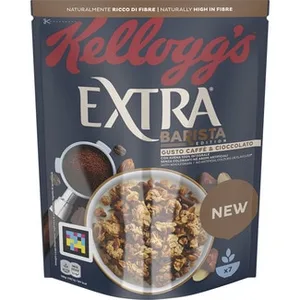 Edicion Barista Cereales de Desayuno de Avena Integral con Café y Chocolate Kellogg's Extra