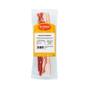 EL Chico Centro de Panceta en Taco, Desalada y Lista para Cocinar 200 G.