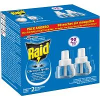 Insecticida Eléctrico Líquido Raid, Recambio 2 Uds