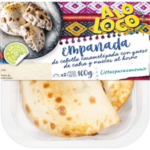 Empanada Queso Cabra Nueces y Cebolla 2 Uds. 160 Gr