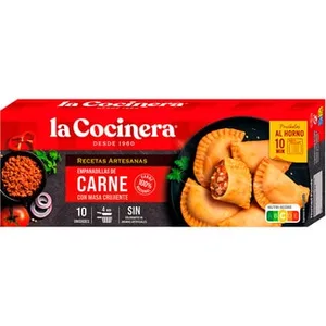 Empanadillas de Carne 10 Unidades  la Cocinera Recetas Artesanas 312 G