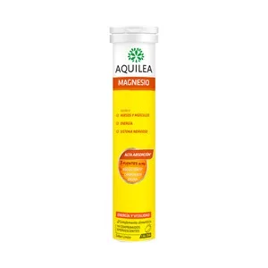 Aquilea Energia y Vitalidad Complemento Alimenticio a Base de Magnesio Efervescente con Sabor a Limón 14 Uds.