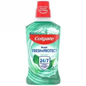 Enjuague Bucal Protección 24h Antibacteriano Plax Soft Mint Colgate 500 Ml.