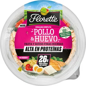Ensalada Completa con Pollo & Huevo Alta en Proteínas Florette