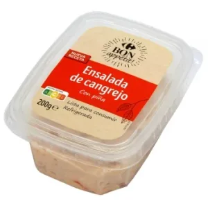 Ensalada de Cangrejo con Piña Carrefour 200 G.