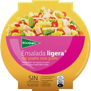 Ensalada Ligera de Pavo con Pasta el Corte Ingles