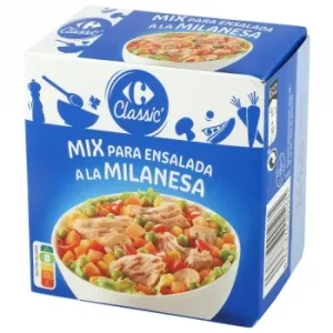 Ensalada Milanesa de Atún con Vegetales Classic Carrefour 157 G.