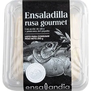 Ensaladilla Rusa Gourmet con Aceite de Oliva y Pimientos del Piquillo Ensalandia
