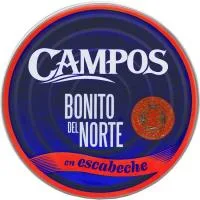 Bonito en Escabeche Campos, Lata 266 G