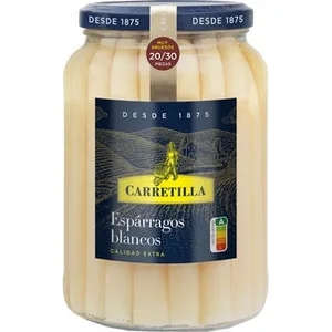 Espárragos Blanco Extra Muy Gruesos 20-30 Piezas Carretilla
