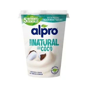 Alpro Especialidad de Soja Natural Fermentada y Coco 400 G.