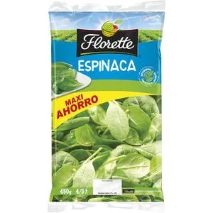Espinaca Eroski, Bolsa 300 G