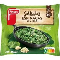 Espinacas al Ajillo Findus, Bolsa 450 G