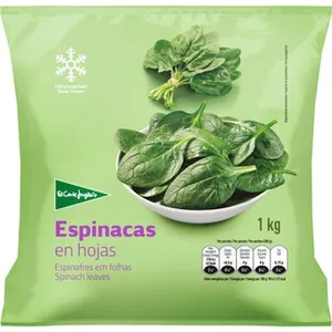 Espinacas en Hojas el Corte Ingles
