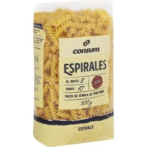 Espirales Paquete 500 Gr