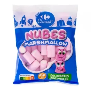 Espumas Dulces Marshmallow Classic Carrefour sin Gluten 200 G.