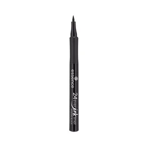 Essence  24ever Ink Tono 01 Intensive Black  Eyeliner de Ojos, Aplicación Precisa y Resistente al Agua (waterproof).