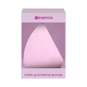 Essence Esponja de Maquillaje y Baking, con Lado Biselado para Bases y Polvos.