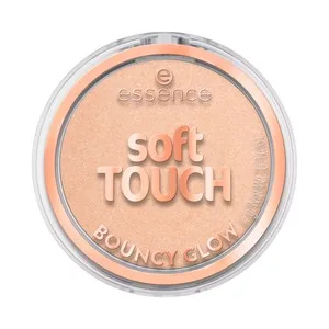 Essence Touch Bonucy Glow Tono 10 Soft Glaze, Brillo Champán Dorado Iluminador en Crema y Polvo Acabado Similar al Cristal.