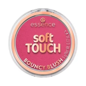 Essence Touch Bouncy Blush Tono 20 Electric Peony, Rosa Colorete Crema a Polvo.