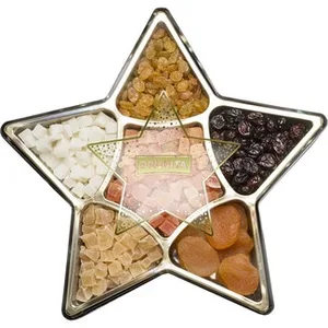 Estrella con Orejón, Arándano, Pasa Golden, Piña, Papaya y Coco Prunita