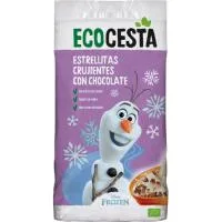 Estrellitas Crujientes con Chocolate Bio Ecocesta, Bolsa 375 G