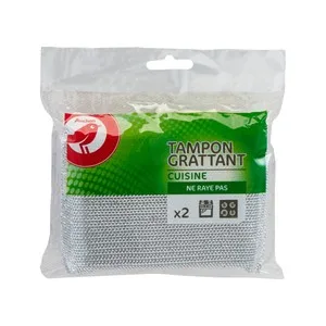 Producto Alcampo Estropajo de Metal, Superficies Delicadas Producto Alcampo 2 Uds.