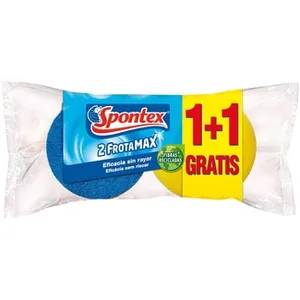 Estropajo Frotamax con Esponja Eficacia sin Rayar +1 Gratis Spontex