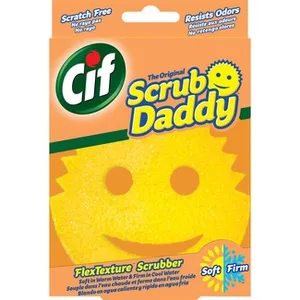 Estropajo Scrub Daddy Blando en Agua Caliente y Rígido en Agua Fría CIF
