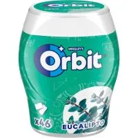 Chicle de Eucalipto en Gragea Orbit, Bote 64 G