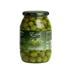 Excelencia Aceitunas Verdes con Hueso al Estilo Camporreal, 500 G.