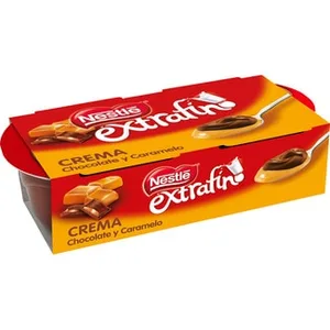 Extrafino Crema de Chocolate y Caramelo Pack 2  Nestle 70 G