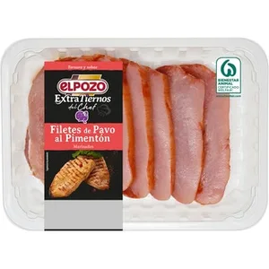 Extratiernos del Chef Filetes de Pavo Marinados al Pimentón Peso Aproximado Elpozo