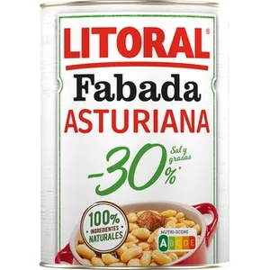 Fabada Asturiana -30% Sal y Grasa sin Gluten Litoral