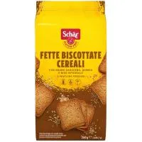 Fette Biscottate Cereali sin Gluten Schar, Paquete 260 G