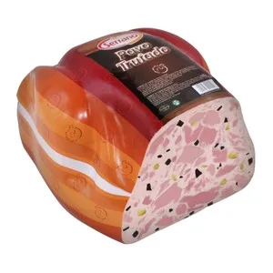 Fiambre de Pavo y Cerdo Cocidos, con Pistachos y Sabor a Trufa Serrano - Loncha Fina 1 Mm 127.5 G