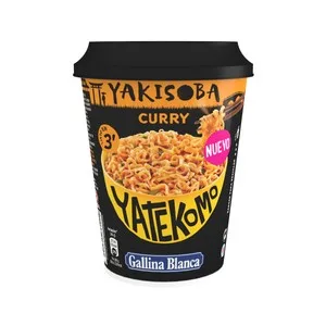 Yatekomo Fideos Orientales Instantáneos ( Noodles) al Curry 91,5 G. 93 G