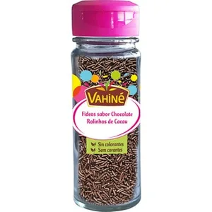 Vahiné Fideos Sabor Chocolate Desgrasado sin Colorantes Vahiné 71 G.