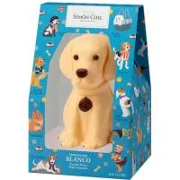 Figura Perro Chocolate Blanco Simón Coll, Caja 165 G