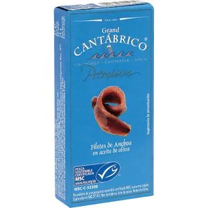 Filete de Anchoa Aceite de Oliva MSC 16 Gr
