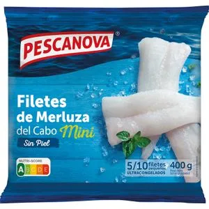 Filetes de Merluza sin Piel Pescanova 400 G