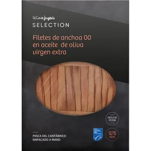 Filetes de Anchoa 00 en Aceite de Oliva Virgen Extra Pesca del Cantábrico el Corte Ingles Selection