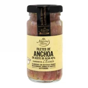 Filetes de Anchoa en Aceite de Oliva de Nuestra Tierra 100 G.