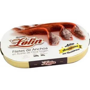 Filetes de Anchoa en Aceite de Oliva Virgen Alta Selección del Cantábrico Lolin