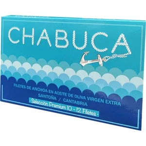 Filetes de Anchoa en Aceite de Oliva Virgen Extra 10-12 Piezas Chabuca
