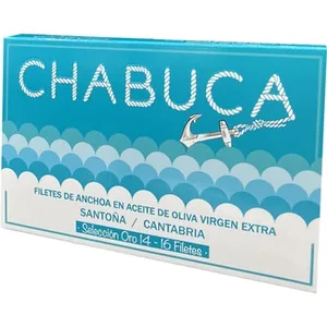 Filetes de Anchoa en Aceite de Oliva Virgen Extra 14-16 Piezas Chabuca