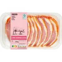 Filetes de Lomo de Cerdo Adobado Eroski, Bandeja 500 G